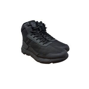 Skechers Tactical Work Boots Mens 9.5 Black Side Zip ASTM F2892-24 EH 200421